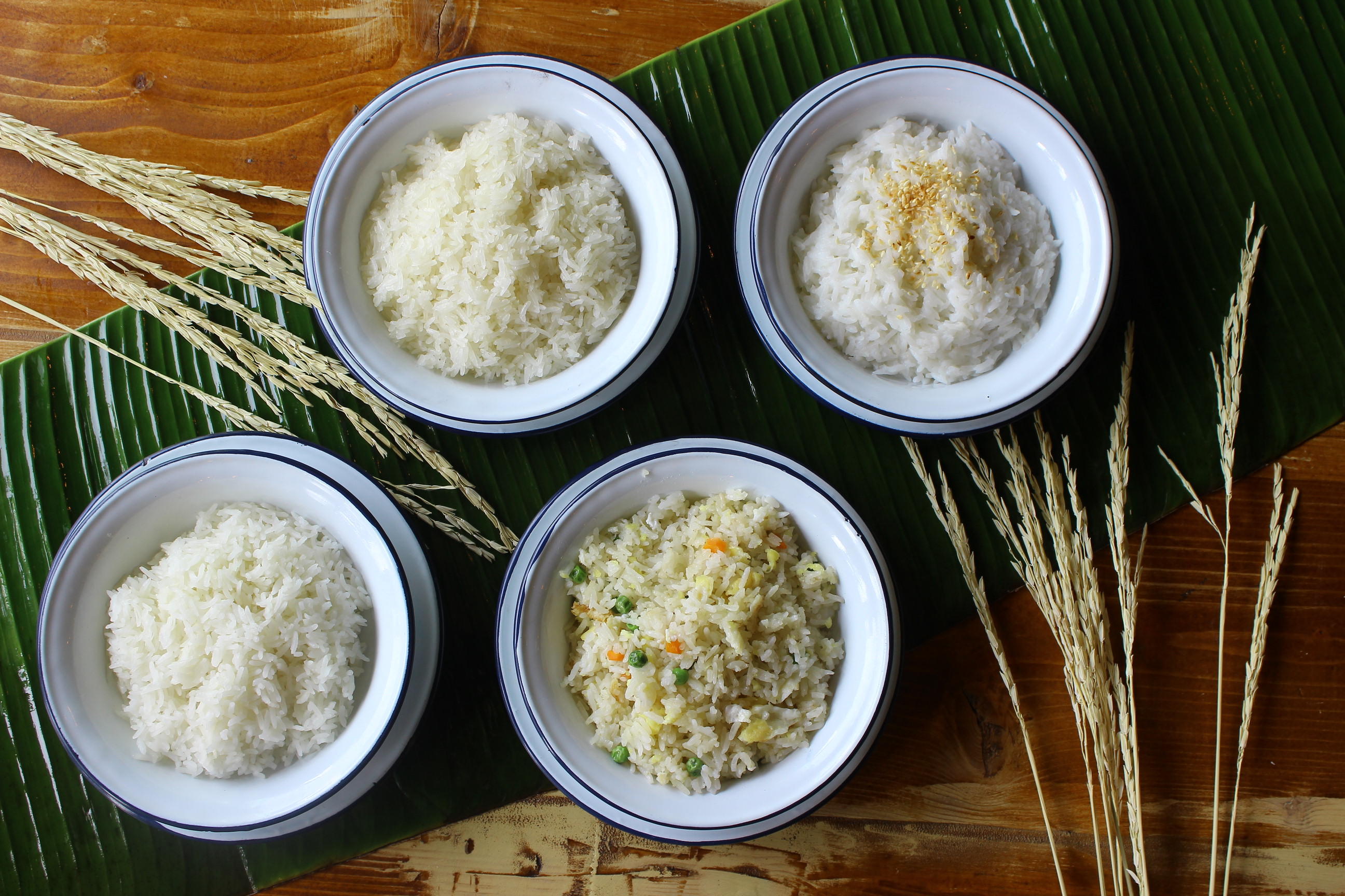 Bowls of Asian cuisine