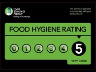 food hygiene rating 5